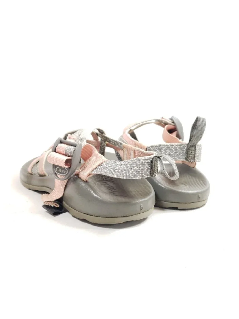 Chaco Big Kids Size 5 EcoTread Z/1 Sports Sandals Gray & Pink Durable